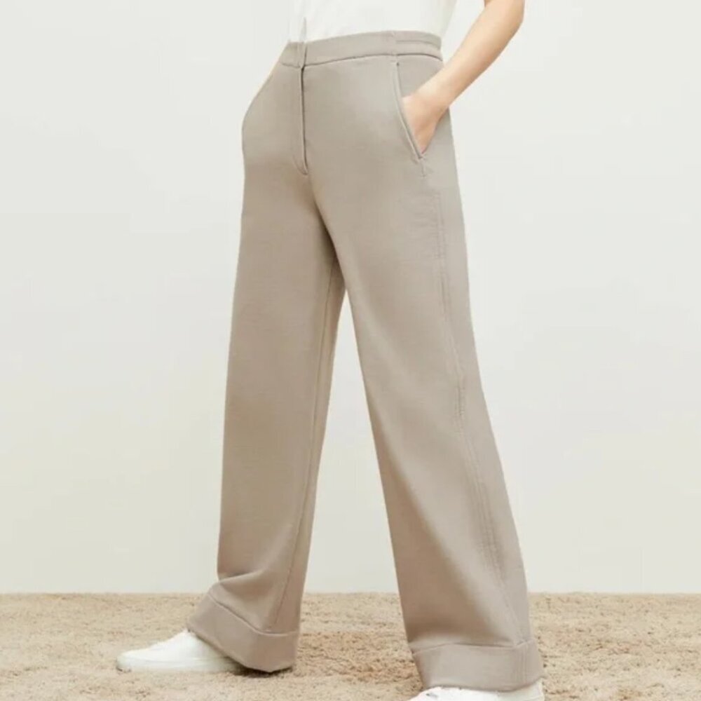 M.M. Lafleur | The Georgina Lounger Fine Terry Pants In Smoky Taupe - Size 6